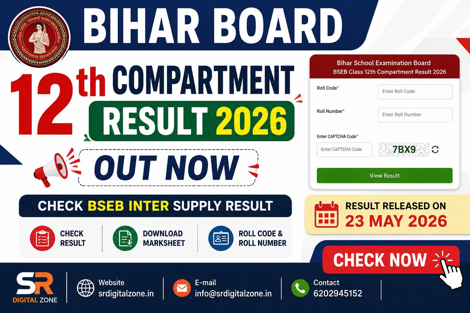 Bihar Board Inter Compartment Result 2026 Released – Download BSEB 12th Marksheet